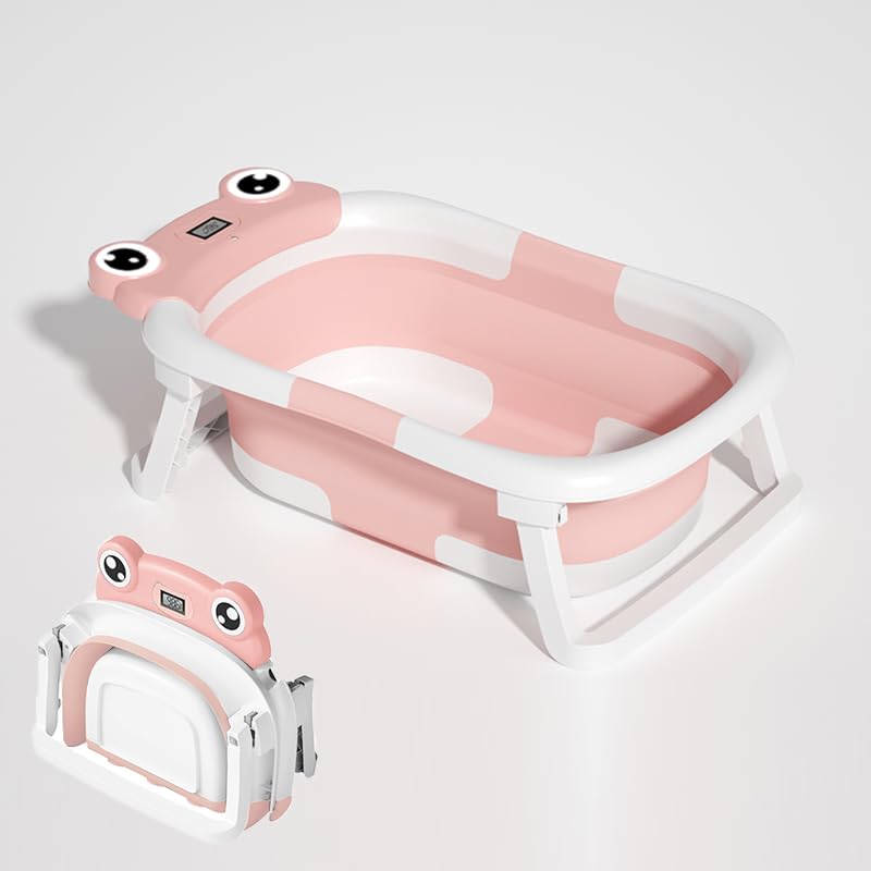 Portable Foldable Baby Bathtub – Newborn Safe with Real-Time Temperature Display - Image 6