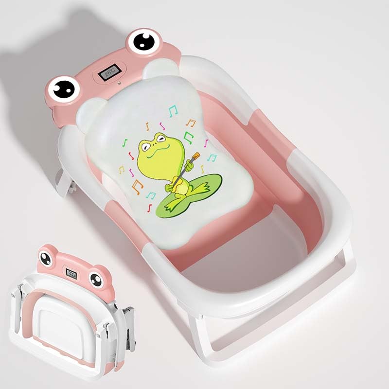 Portable Foldable Baby Bathtub – Newborn Safe with Real-Time Temperature Display - Image 4